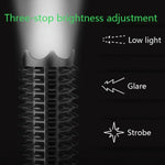 Self-defense tactics baton emergency flashlight